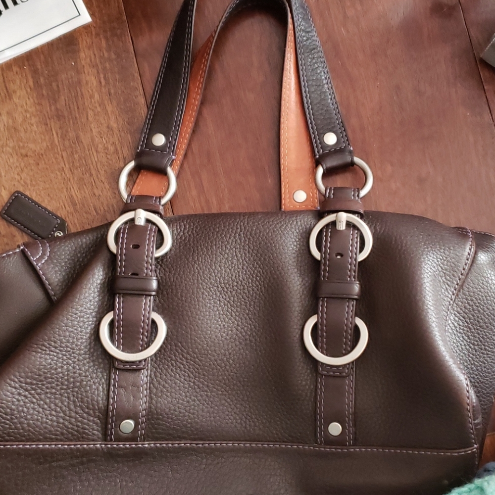 Beautiful leather Coach hobo